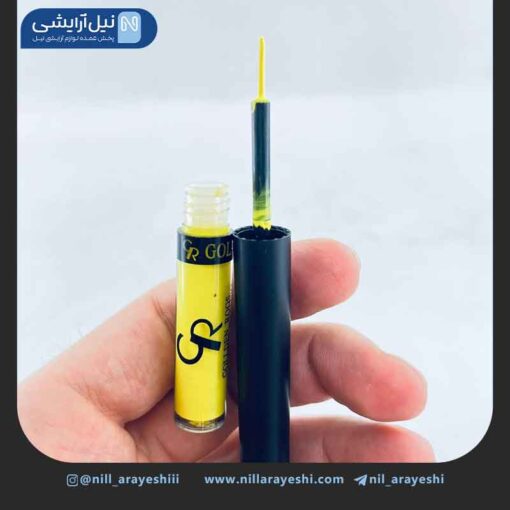 خط چشم رنگی مویی گلدن رز