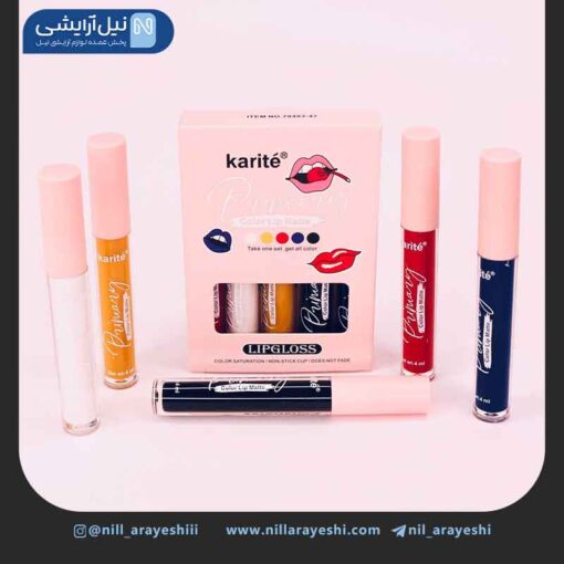 پک رژ لب مایع ترکیبی کاریته پنج عددی کد 47 - 70483