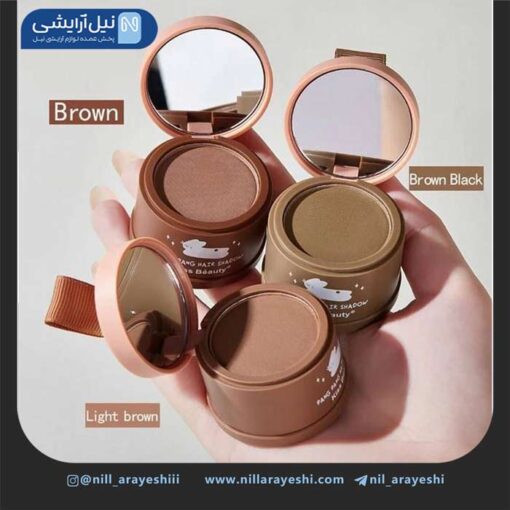 پودر پر پشت کننده مو پد دار پنگ پنگ کیس بیوتی کد 03 - 89035