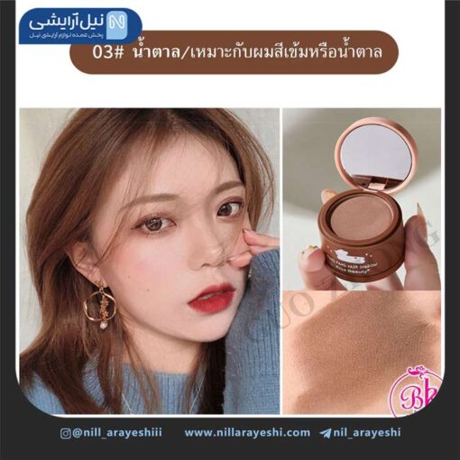 پودر پر پشت کننده مو پد دار پنگ پنگ کیس بیوتی کد 03 - 89035