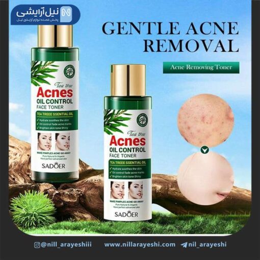 تونر صورت ضد جوش و آکنه تی تری سادور کد SD50057