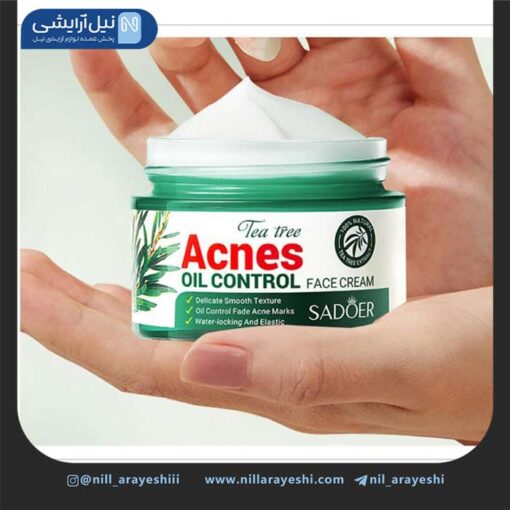 کرم کاسه ای صورت ضد جوش و آکنه تی تری سادور کد SD50873