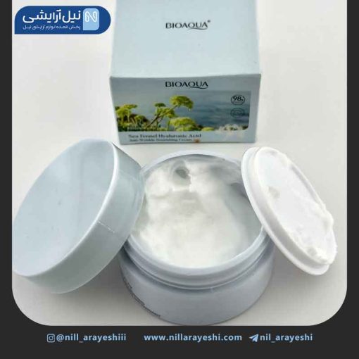 کرم کاسه ای صورت رازیانه دریایی و هیالورونیک اسید بیوآکوا کد BQY53126