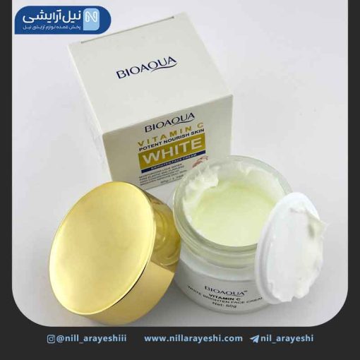 کرم کاسه ای صورت روشن کننده ویتامین سی بیوآکوا کد bqy88654