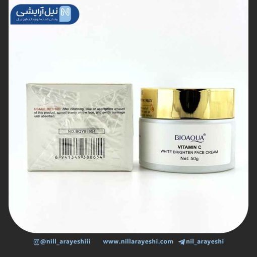 کرم کاسه ای صورت روشن کننده ویتامین سی بیوآکوا کد bqy88654