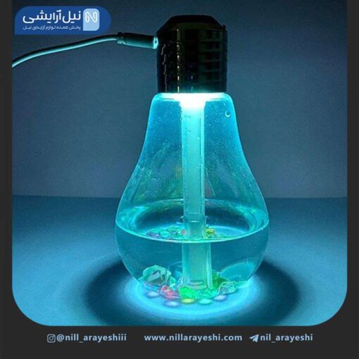 دستگاه بخور سرد شارژی رومیزی طرح لامپ