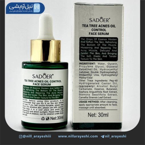 سرم صورت ضد جوش و آکنه تی تری سادور کد SD50606