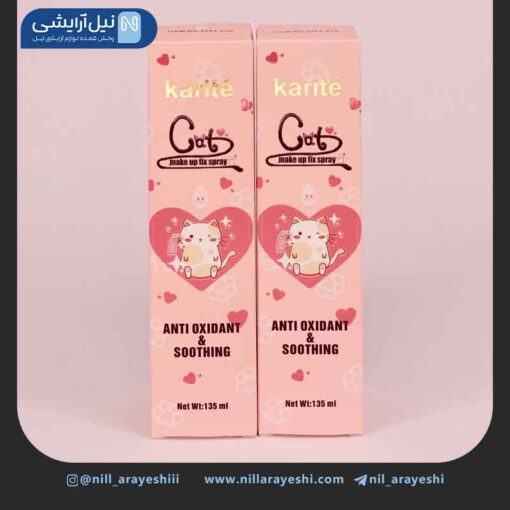 اسپری فیکس طرح گربه کاریته 135 میل کد 47B - 2263