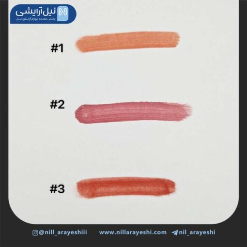 رژگونه مایع تیوپی پد دار رومانتیک رین کد r606