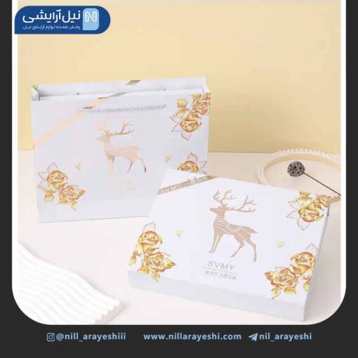 باکس آرایشی هشت تیکه طرح گوزن اس وی ام وای کد 222