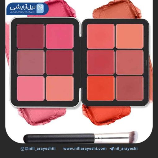 رژگونه پالتی کارلا سکرت دوازده رنگ کد B112