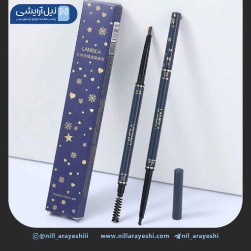مداد ابرو دو طرفه شانه دار لامیلا کد 833