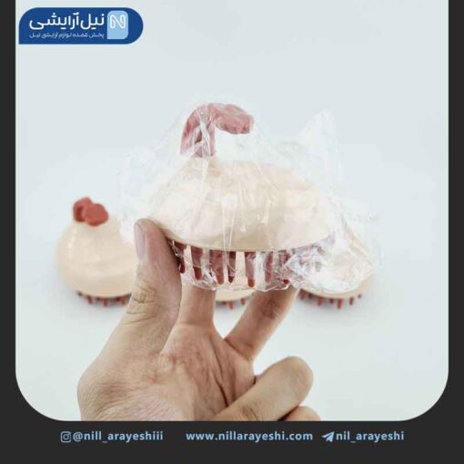 سر شور گرد دسته طرح دار