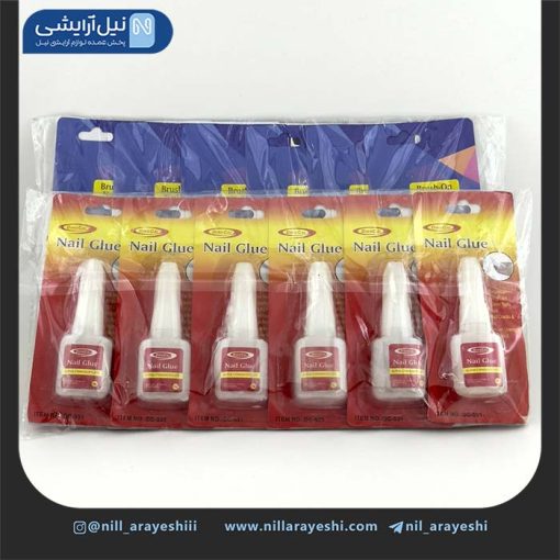 چسب ناخن لاکی ( براش دار )
