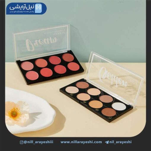 پالت کانتور و رژگونه هشت رنگ هدی موجی کد Zp - 036