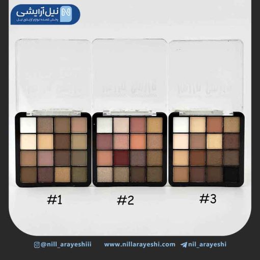پالت سایه شانزده رنگ گل فلاور کد GF512