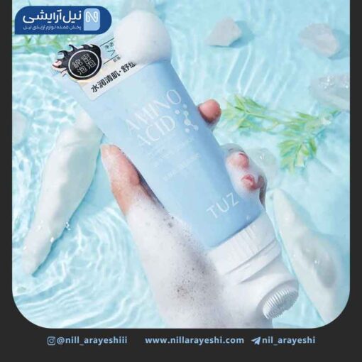 فوم شستشو صورت تیوپی براش دار آمینو اسید توز کد 0229