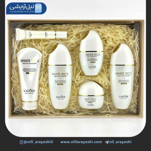پک مراقبتی پوست عصاره برنج سفید سادور کد sd14802