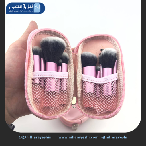 ست براش کیفی زیپ دار ده تیکه