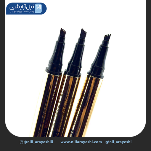 هاشور ابرو کیس بیوتی آیینه دار قلبی کد 03 - 59187