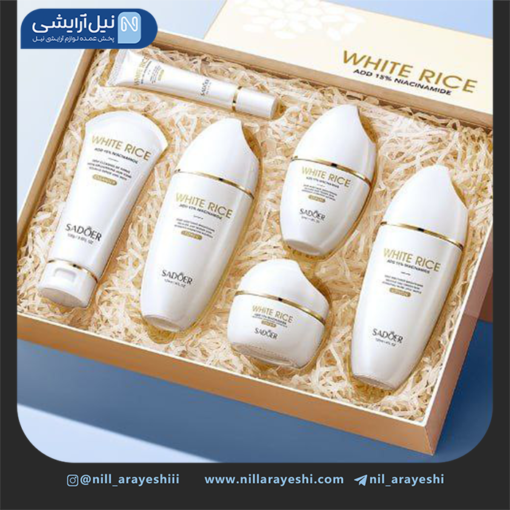 پک مراقبتی پوست عصاره برنج سفید سادور کد sd14802