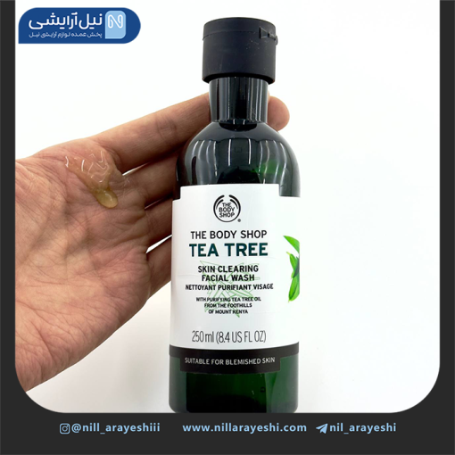 ژل شستشوی صورت ضد جوش تی تری بادی شاپ 250 میل های کپی