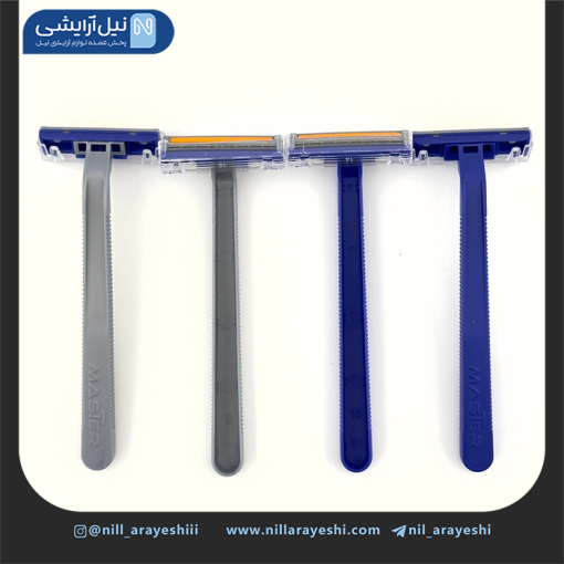پک خودتراش 2 لبه مستر شیو سری رالی 2 پلاس چهار عددی