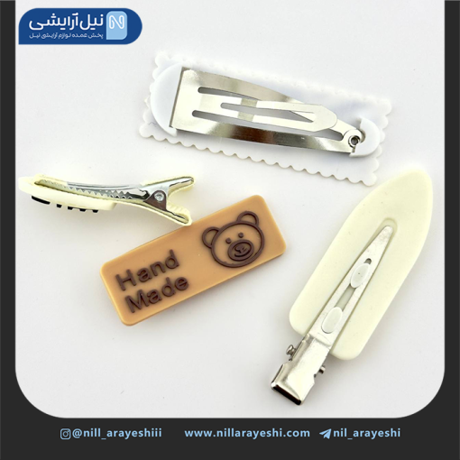 گیره مو انبری عروسکی چهارده عددی