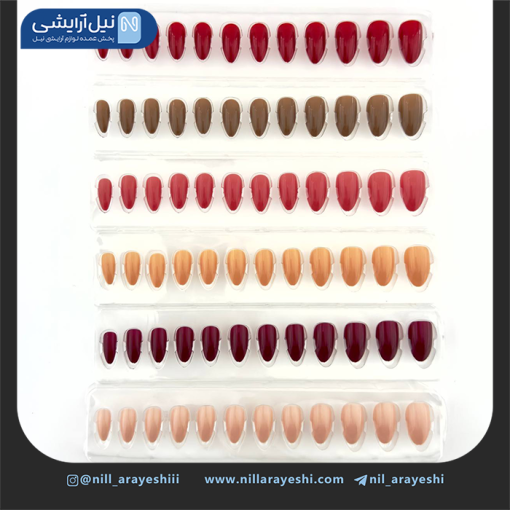 ناخن مصنوعی تالکلی ( جعبه مستطیلی )