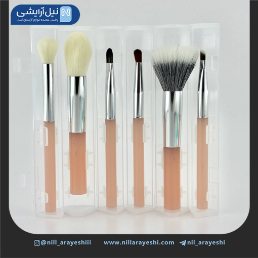 ست براش تاشو استوانه ای شش عددی