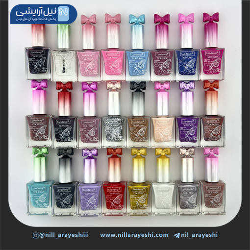 لاک ناخن پاپیون دار لودانچی کد 56212