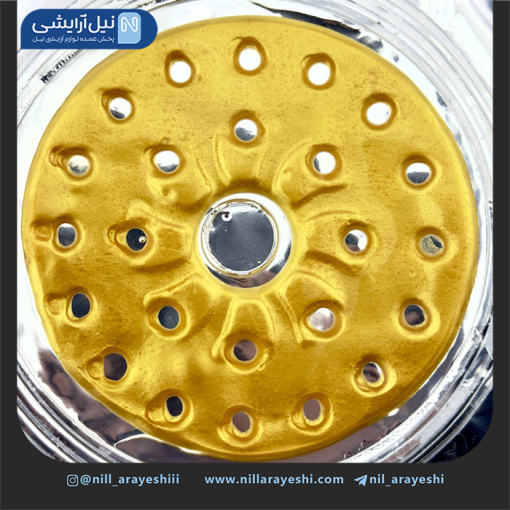 ماسک سینه ورقه ای طلایی سادور