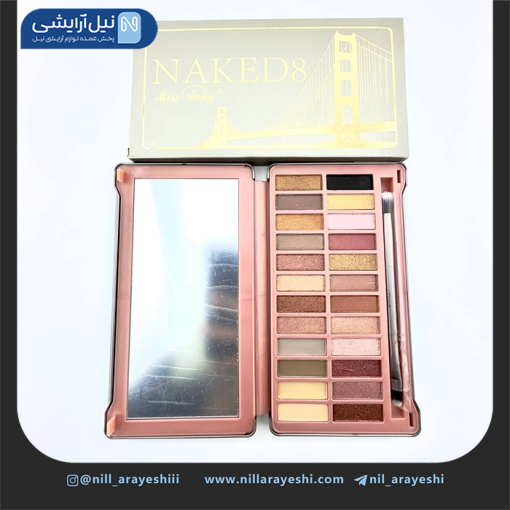 پالت سایه بیست و چهار رنگ نیکد 8 میس آنی