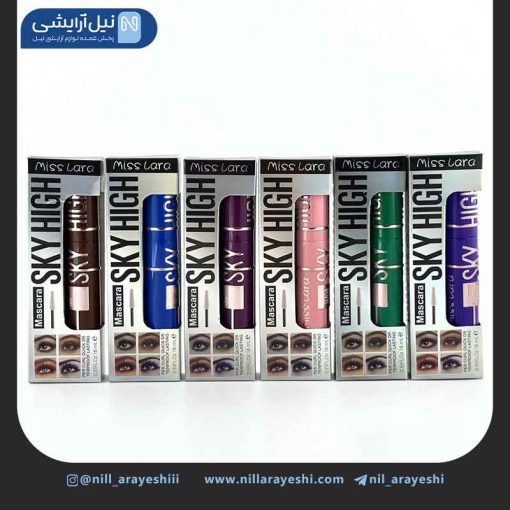 ریمل رنگی میس لارا مدل sky high کد Ms - 207
