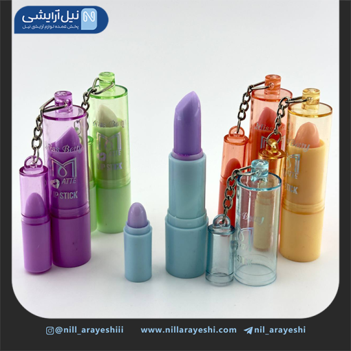 بالم لب حرارتی پوکه رنگی آویز دار میس بتی کد k3913