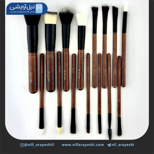 براش زووا پانزده تیکه استند چرمی
