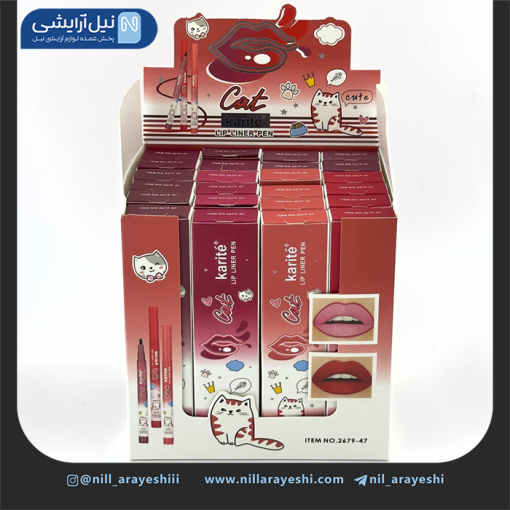 ماژیک لب ( شیدینگ لب ) قلمی گربه ای کاریته کد 47 – 2679