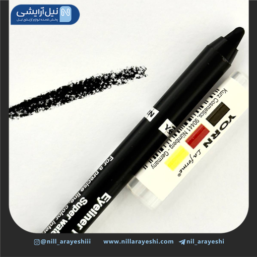 مداد چشم شمعی مشکی یورن