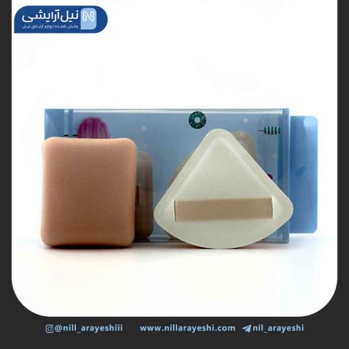 پک پد آرایشی طرح پشمک دو عددی