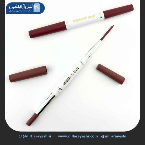 خط لب و رژ جامد دوطرفه رومانتیک رین کد R1935