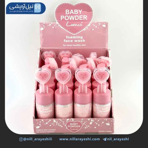 فوم شستشو صورت براش دار قلبی لنکو کد f8006 - 2