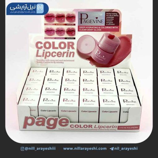 رژ خیس مایع پیچی پیجوان کد p0306