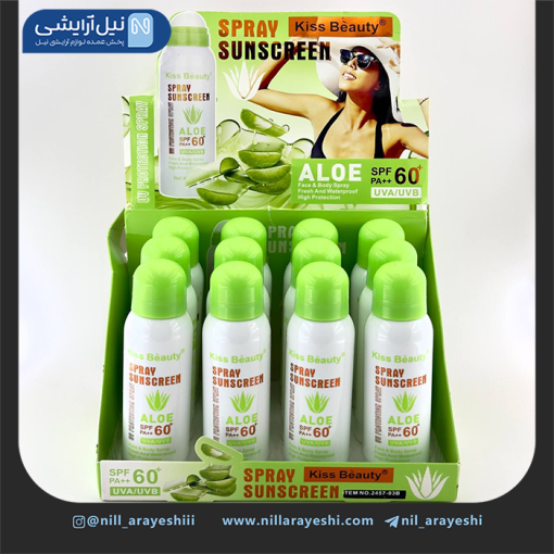 اسپری ضد آفتاب کیس بیوتی spf60 کد 2457