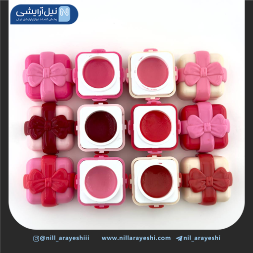 رژ لب جامد مکعبی طرح کادو رومانتیک رین کد R2318