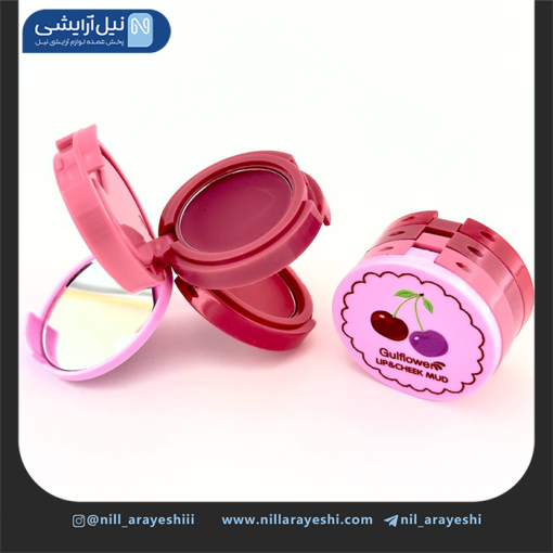 رژگونه و رژ لب طبقاتی میوه ای گول فلاور کد gp306