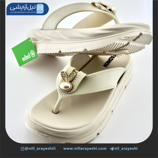 صندل سیلیکونی طرح خرگوش مروارید دار ( انگشتی )