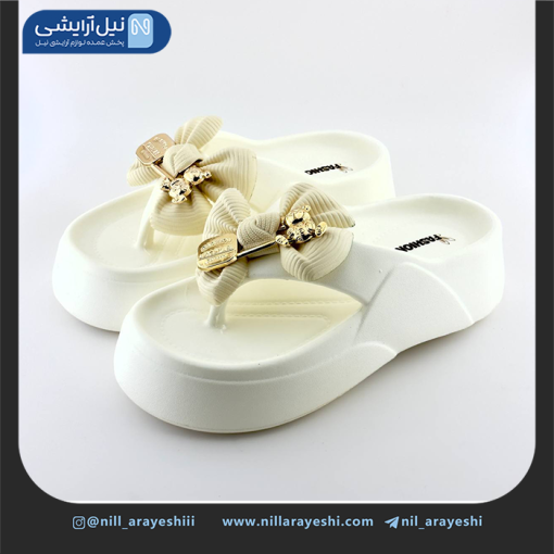 صندل سیلیکونی طرح پاپیون و سنجاق قفلی خرسی ( انگشتی )