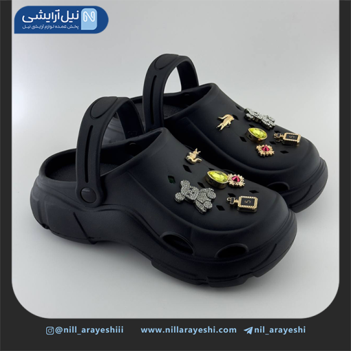 صندل کراکس طرح میکس خرسی نگین دار