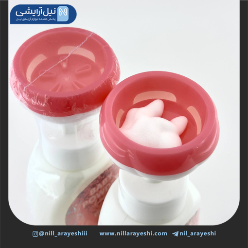 فوم شستشو صورت پمپی طرح پیکنیکی لنکو کد ys2450 - 1