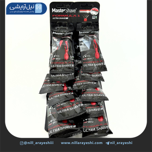 پک خودتراش 3 لبه مستر شیو سری فرمول یک یک عددی